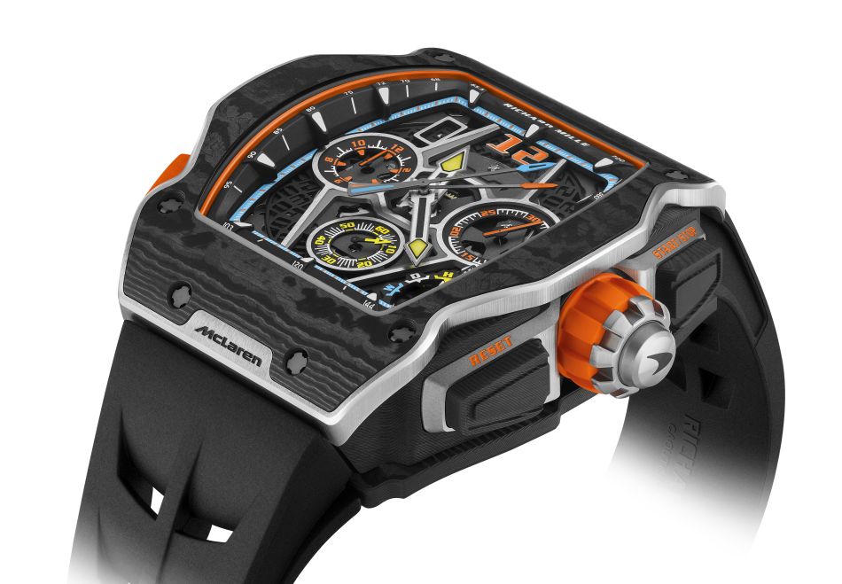 Richard Mille RM 65-01 Automatique Chronographe à rattrapante McLaren W1 : vrombissante machine Richard Mille RM 65-01 Automatique Chronographe à rattrapante McLaren W1 : vrombissante machine