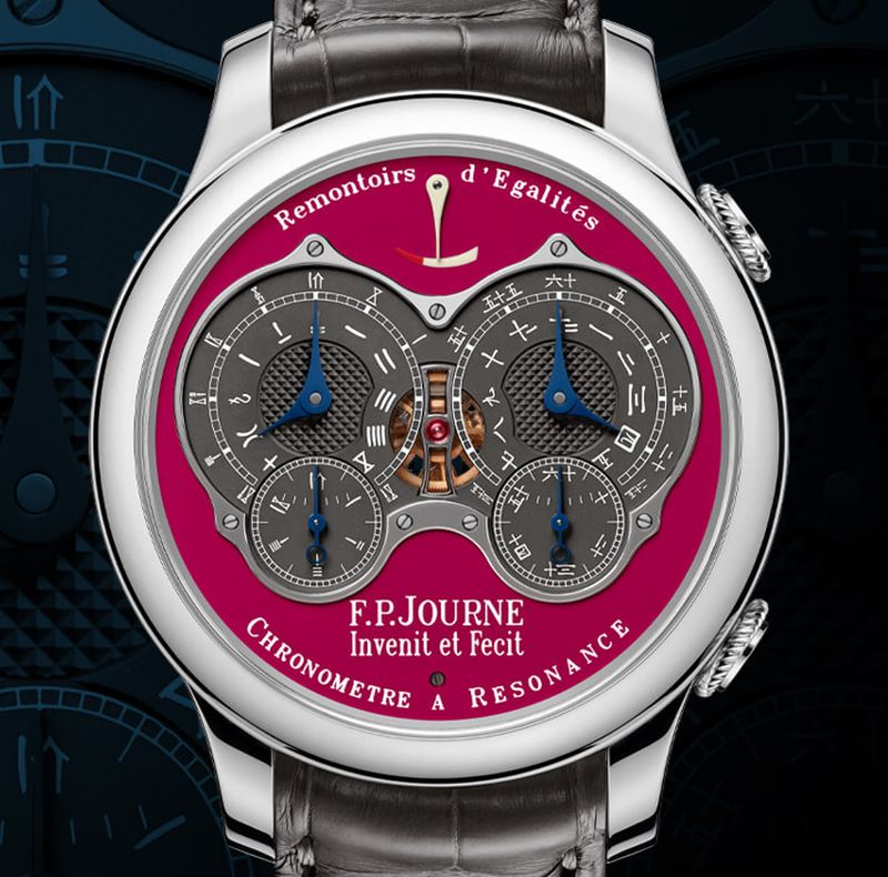 Singapour : 3 millions de dollars pour un Chronomètre à résonance pièce unique F.P.Journe Singapour : 3 millions de dollars pour un Chronomètre à résonance pièce unique F.P.Journe
