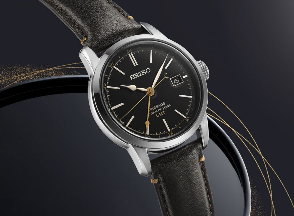 Seiko Presage Craftsmanship : un cadran en laque urushi de toute beauté associé à la fonction GMT Seiko Presage Craftsmanship : un cadran en laque urushi de toute beauté associé à la fonction GMT