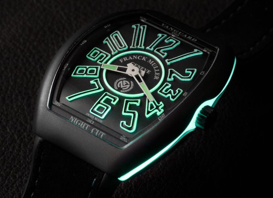 Franck Muller Vanguard Night Cut : belle de jour, éclatante la nuit Franck Muller Vanguard Night Cut : belle de jour, éclatante la nuit