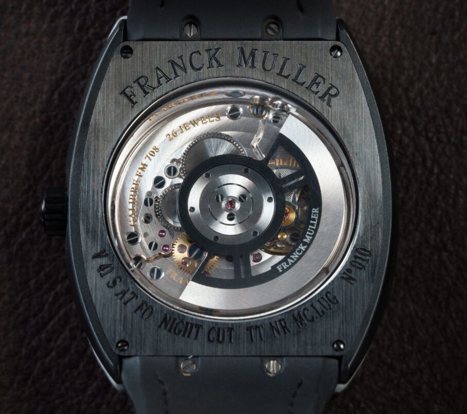 Franck Muller Vanguard Night Cut : belle de jour, éclatante la nuit Franck Muller Vanguard Night Cut : belle de jour, éclatante la nuit