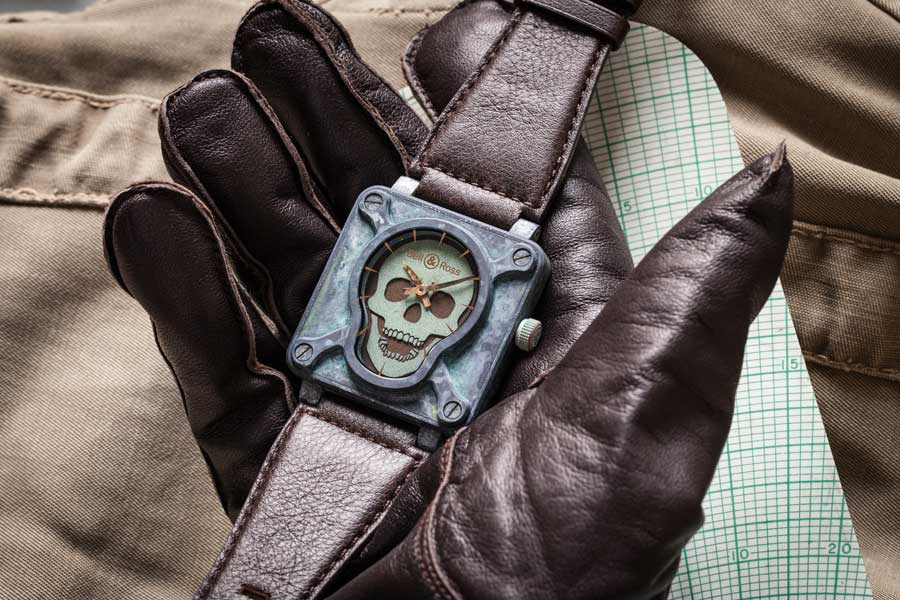 Chronopassion : série limitée BR01 Skull Patine 1120 de 50 exemplaires Chronopassion : série limitée BR01 Skull Patine 1120 de 50 exemplaires