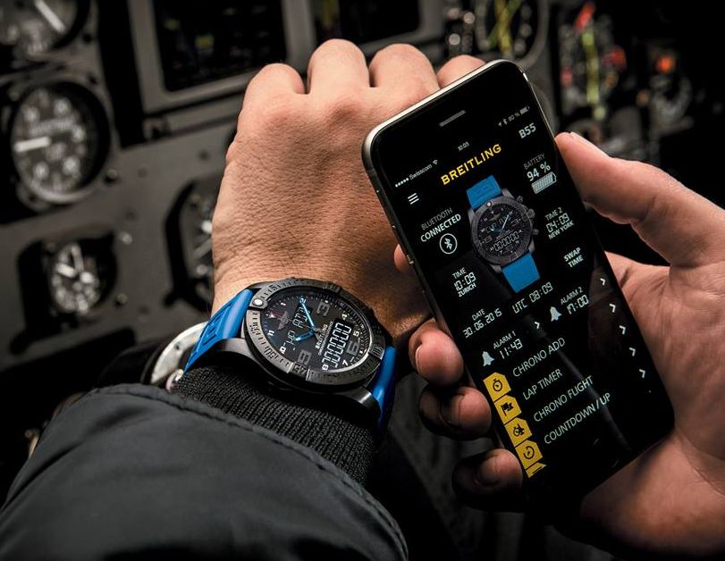 Exospace B55 : la montre connectée selon Breitling