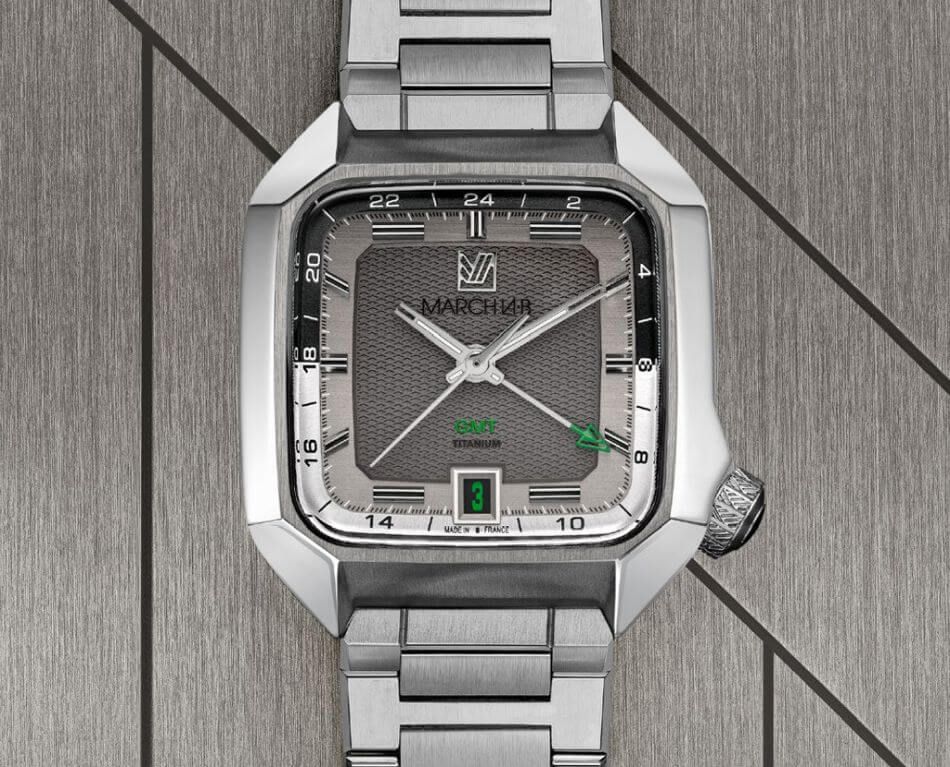 AM2 Slim GMT Titane : le Millésime Mars 2025 de March LAB AM2 Slim GMT Titane : le Millésime Mars 2025 de March LAB