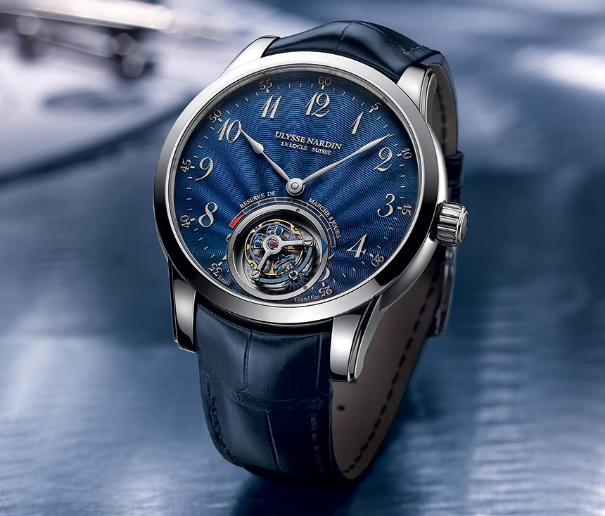 Ulysse Nardin Anchor Tourbillon : grand bleu