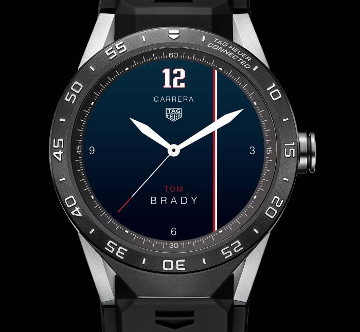 watch face Tom Brady