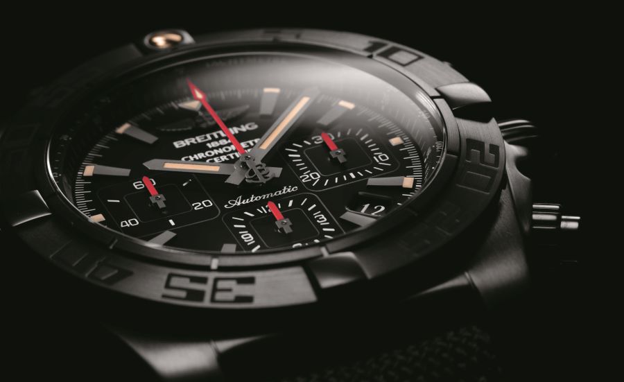 Breitling Chronomat 44 Blacksteel Breitling Chronomat 44 Blacksteel