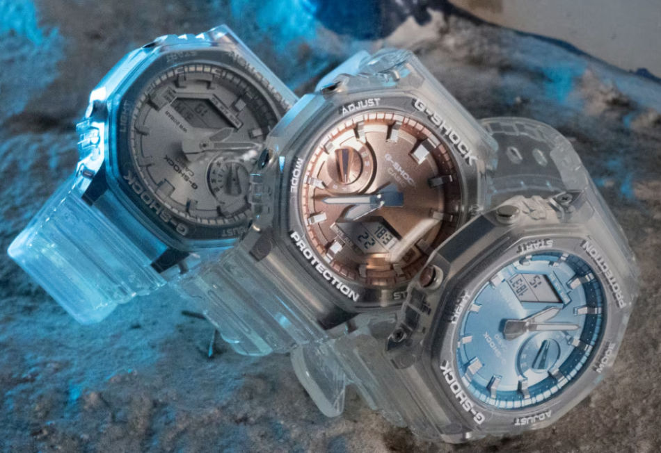 G-Shock GA-2100BM : de la résine transparente pour des montres très estivales G-Shock GA-2100BM : de la résine transparente pour des montres très estivales