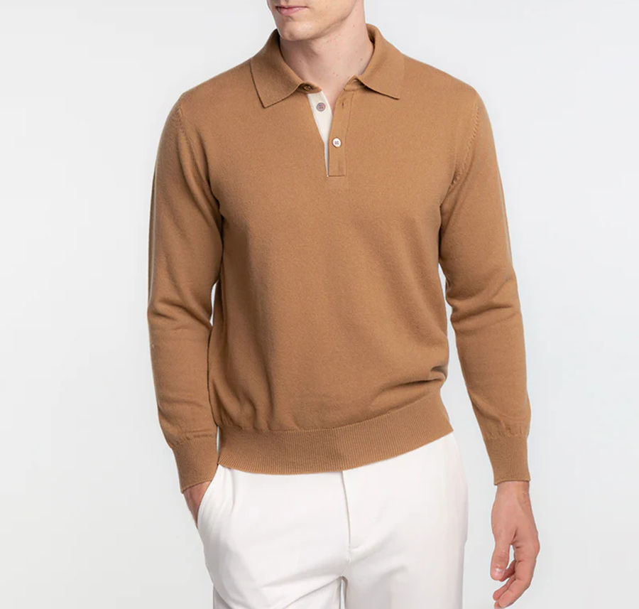 Le pull sans manche et le polo en cachemire de la maison japonaise UTO : parfaits pour le printemps