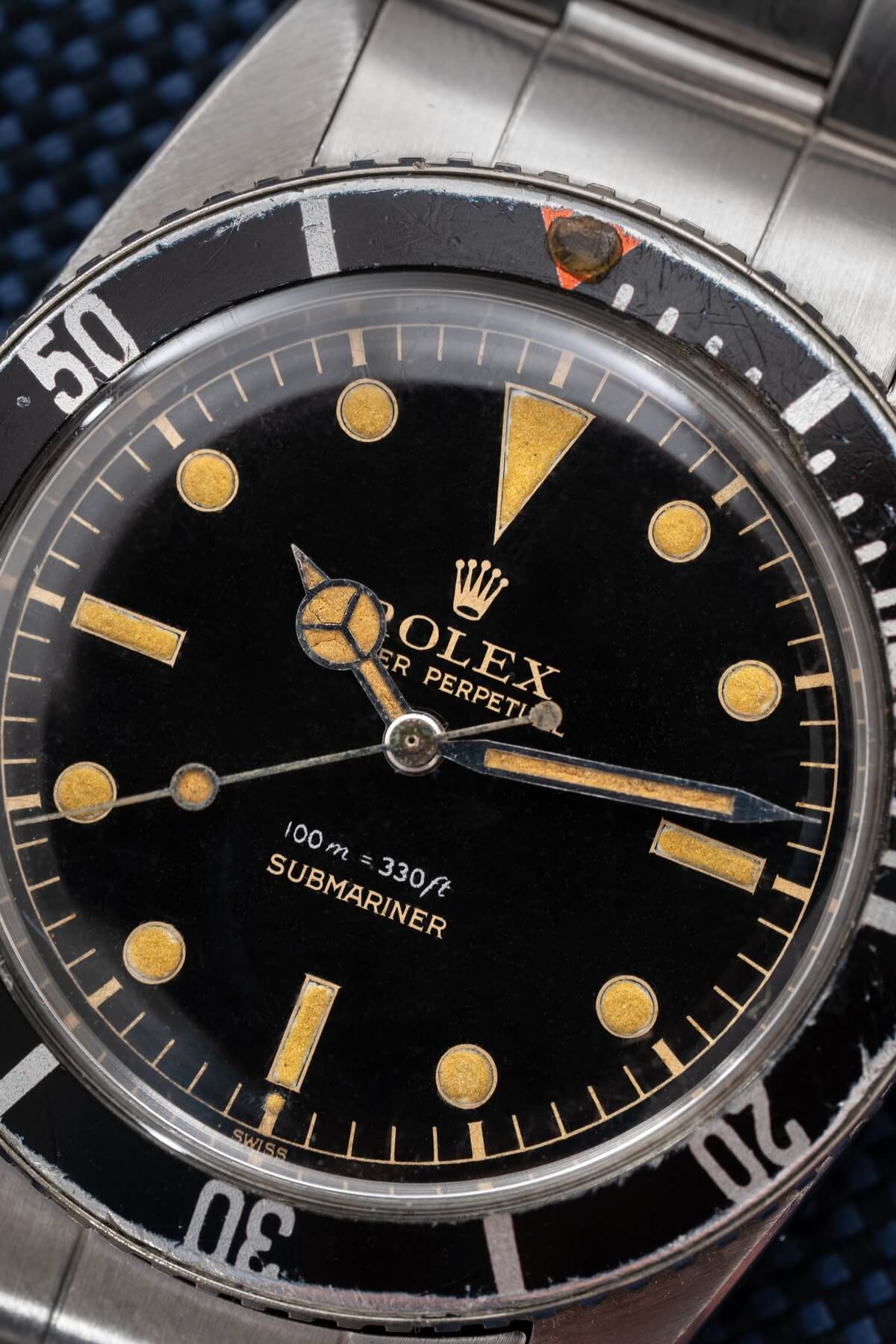 Rolex Submariner, référence 6536-1, avec un boîtier en acier © PHLD Luca/Shutterstock