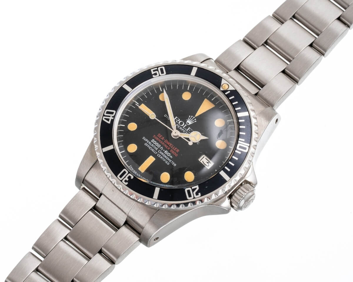 Rolex, modèle Sea Dweller, référence 1665, boîtier en acier, remontage automatique avec cadran noir © PHLD Luca/Shutterstock
