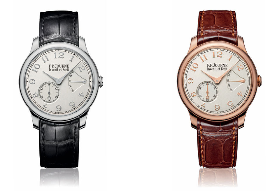 2025 : F.P.Journe célèbre les vingt ans du Chronomètre Souverain avec un cadran en argent guilloché bleu