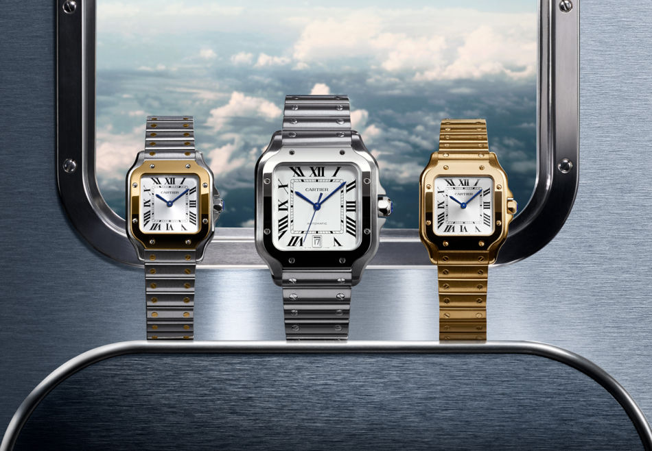 La Santos de Cartier revient dans une version "petit modèle"