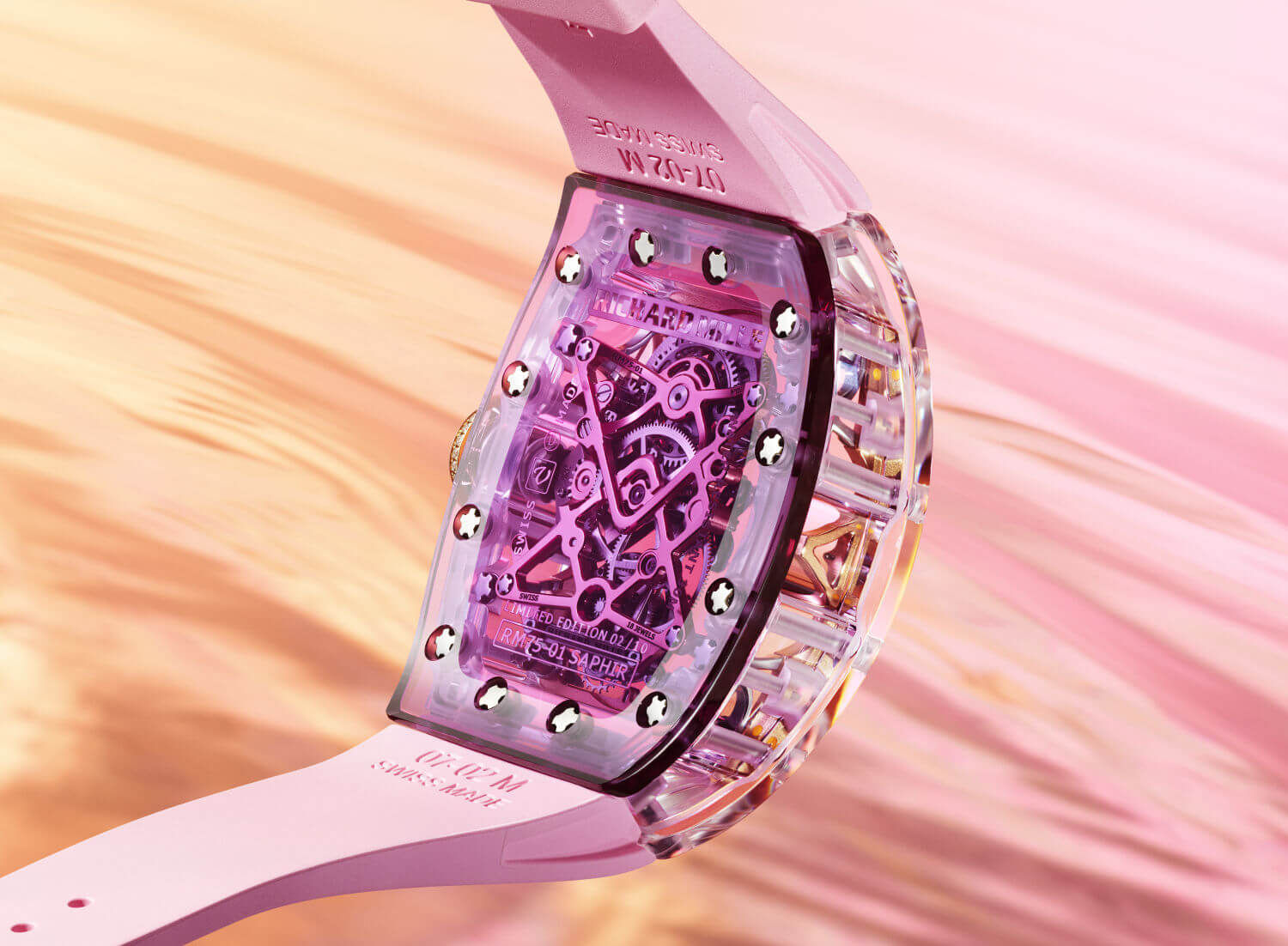 Richard Mille RM 75-01 Tourbillon Volant Saphir : transparence horlogère