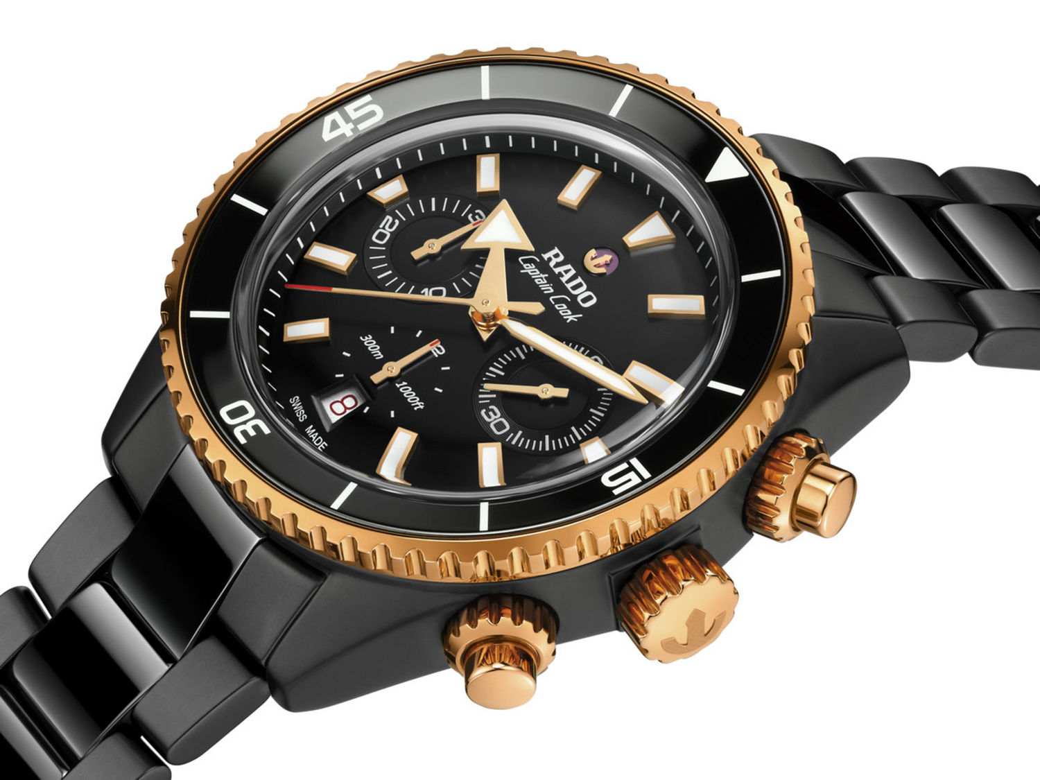 Rado Captain Cook : deux nouveaux chronos en céramique high-tech