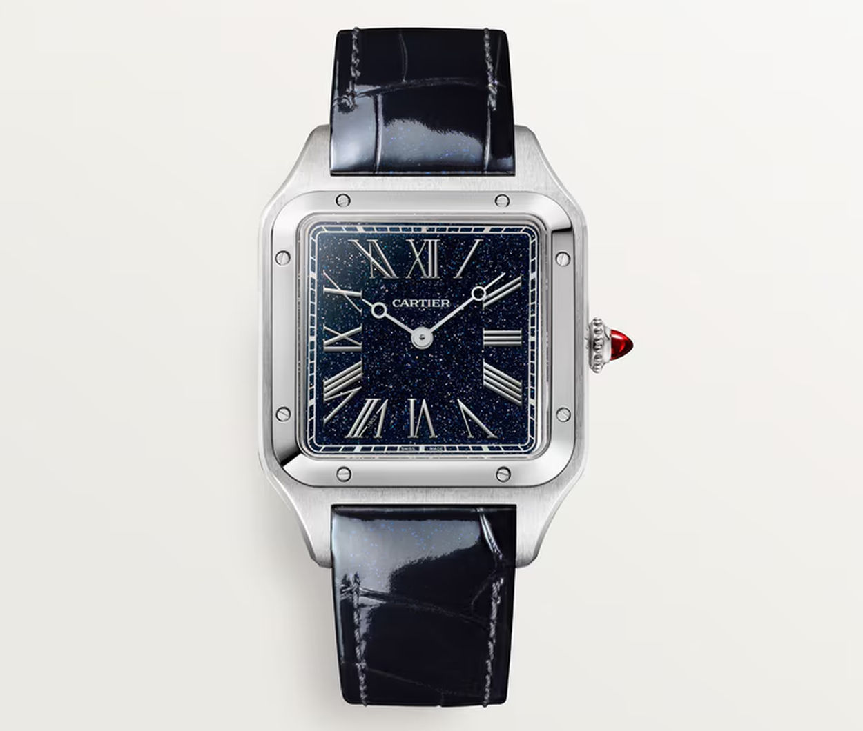 Cartier : une somptueuse Santos-Dumont en platine en édition spéciale France