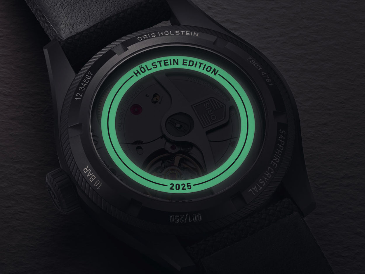 Oris Hölstein édition 2025 : un cadran "full lum" avec un petit truc en plus