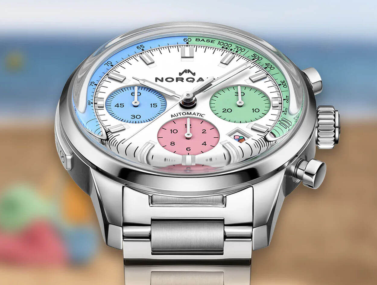 Norqain : Freedom Ice-Cream : un chronographe estival très crème glacée