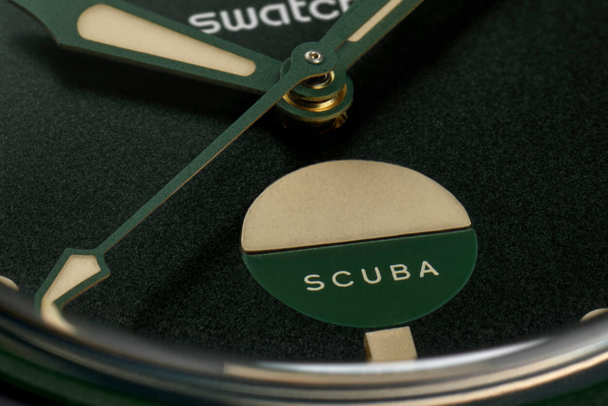 Blancpain x Swatch Scuba Fifty Fathoms Green Abyss : avec "Mil-Spec"