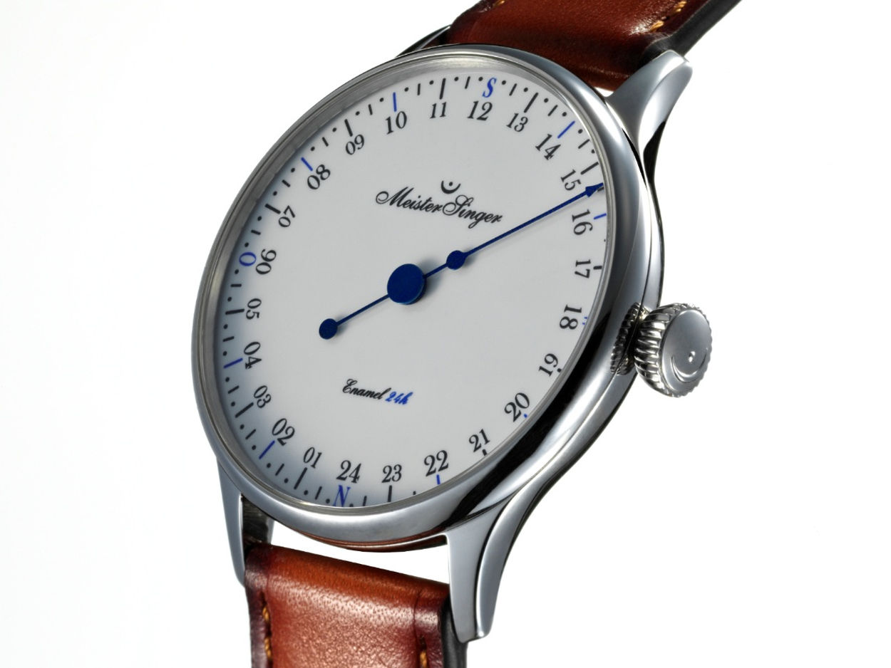 MeisterSinger Edition 24h émail : quand la monoaiguille se fait de surcroit 24h et sur cadran en émail
