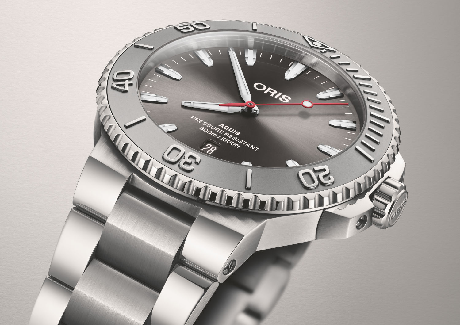 Oris : le retour de l'Aquis Date Relief
