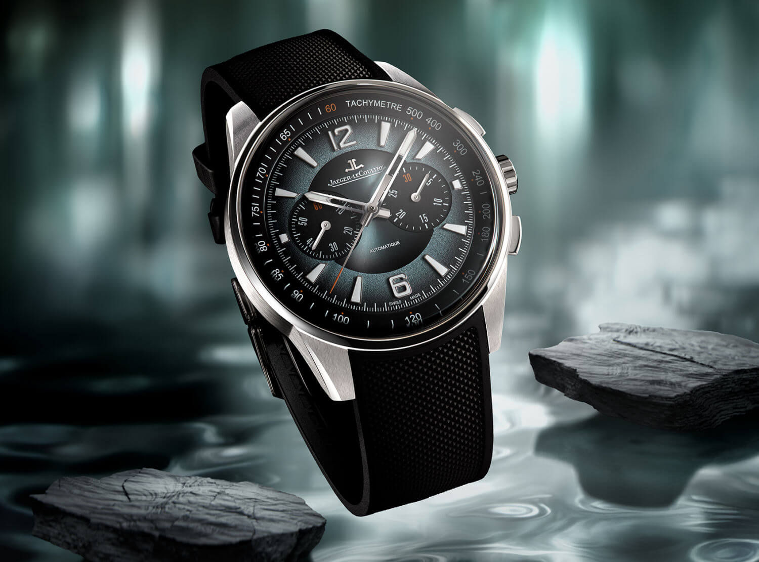 Jaeger-LeCoultre Polaris Chronographe : un nouveau cadran laqué gris océan en collection