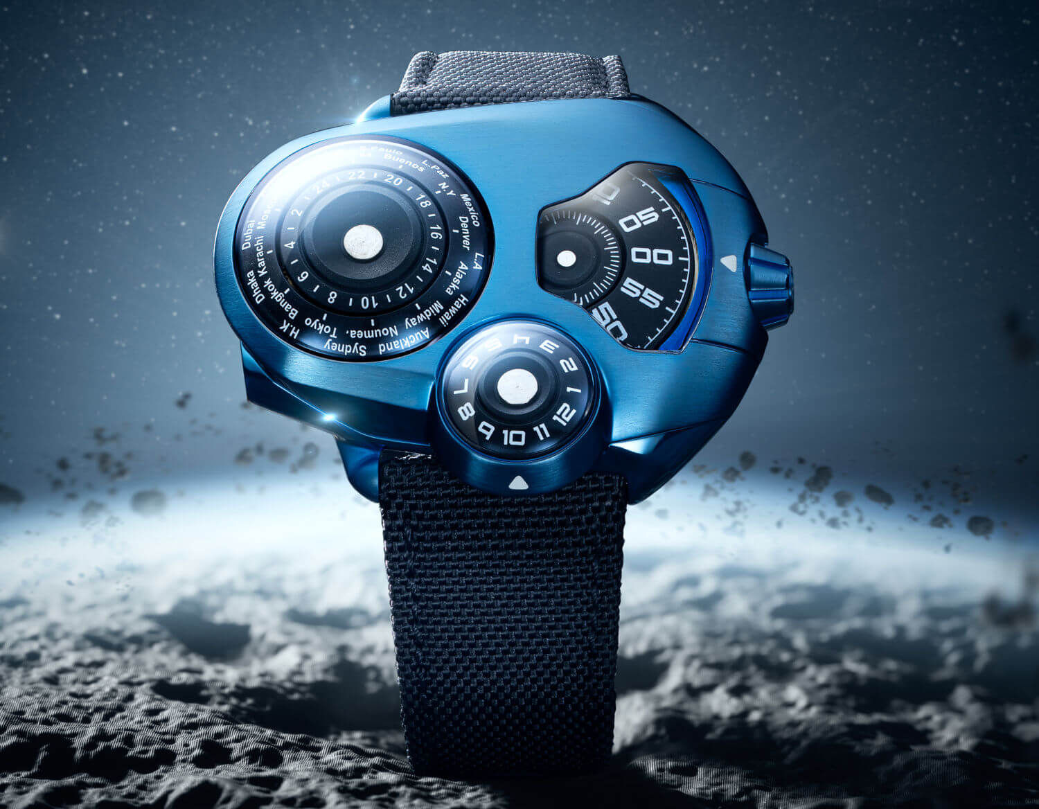 SpaceOne Worldtimer : une vision futuriste et accessible de la fonction heure universelle