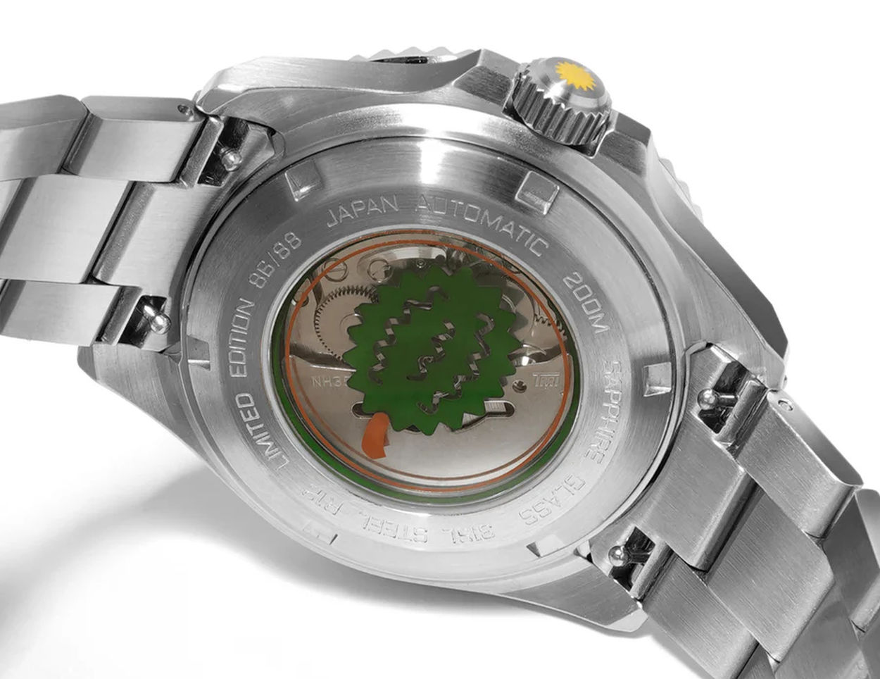 Revelot Hexmariner 39 Durian : une montre dédiée au Roi des Fruits en Asie