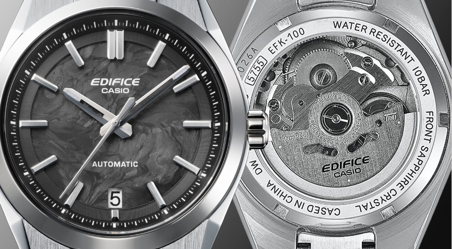 Casio Edifice : la toute première montre automatique de la marque japonaise !