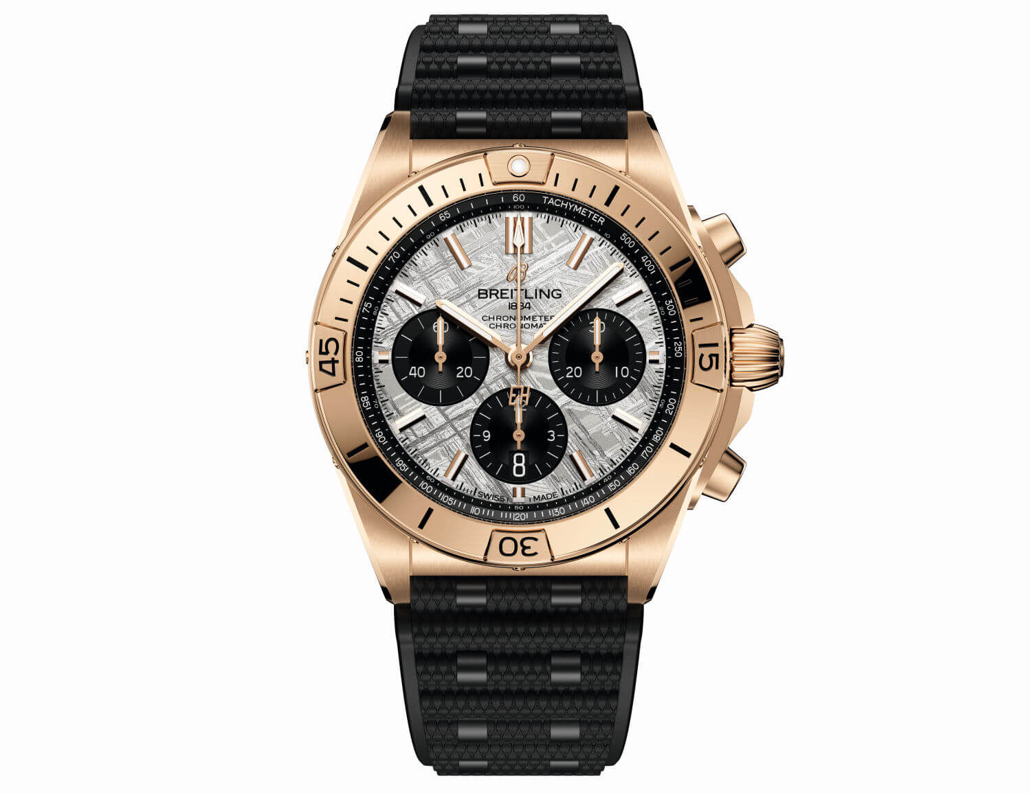 Chronomat Erling Haaland : pour la première fois des cadrans en météorite chez Breitling