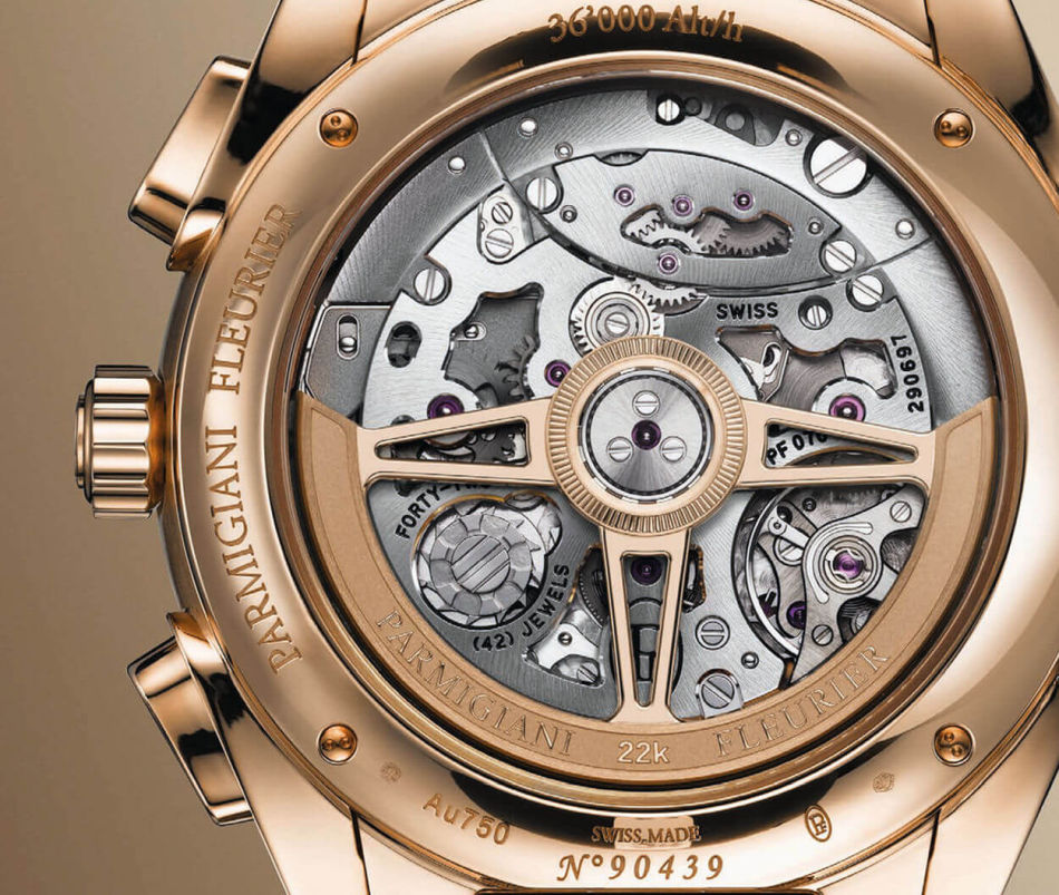 Tonda PF Sport Chronographe or rose "sandstone" : l'été en pente douce