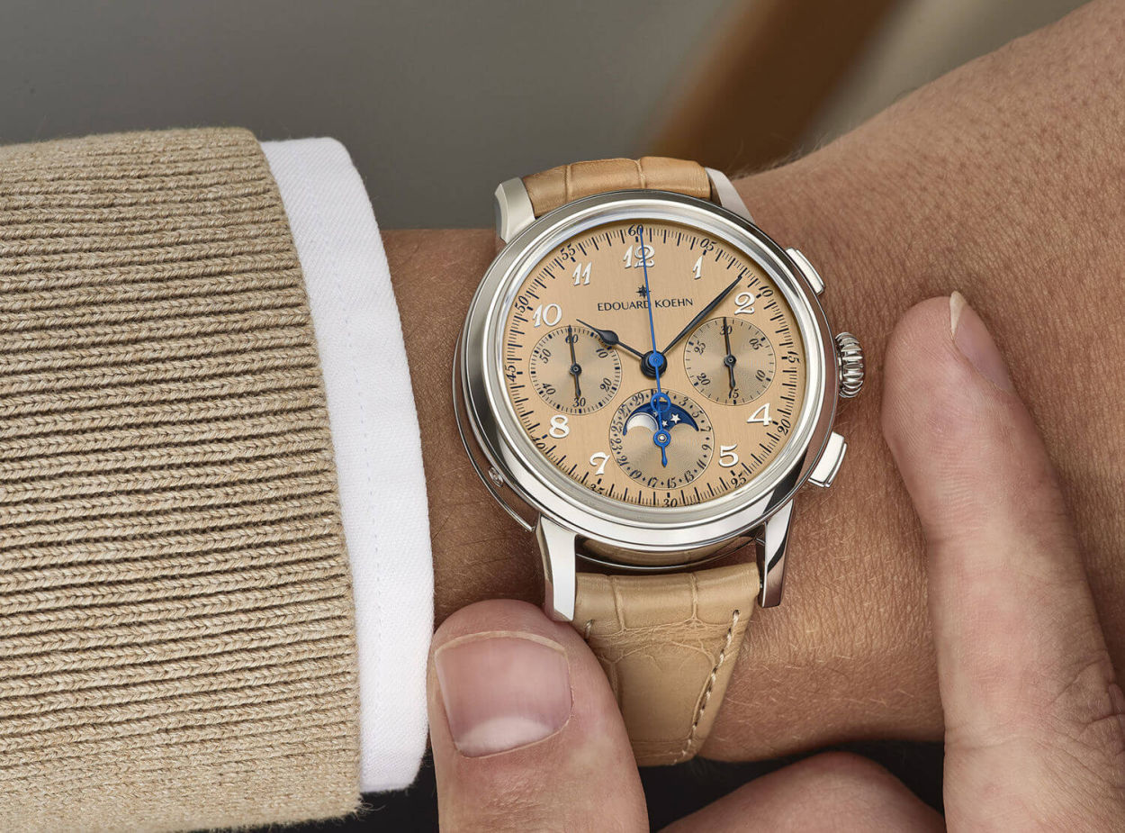 Edouard Koehn Legacy Moonphase : toute la poésie de la phase de Lune associée au chrono 