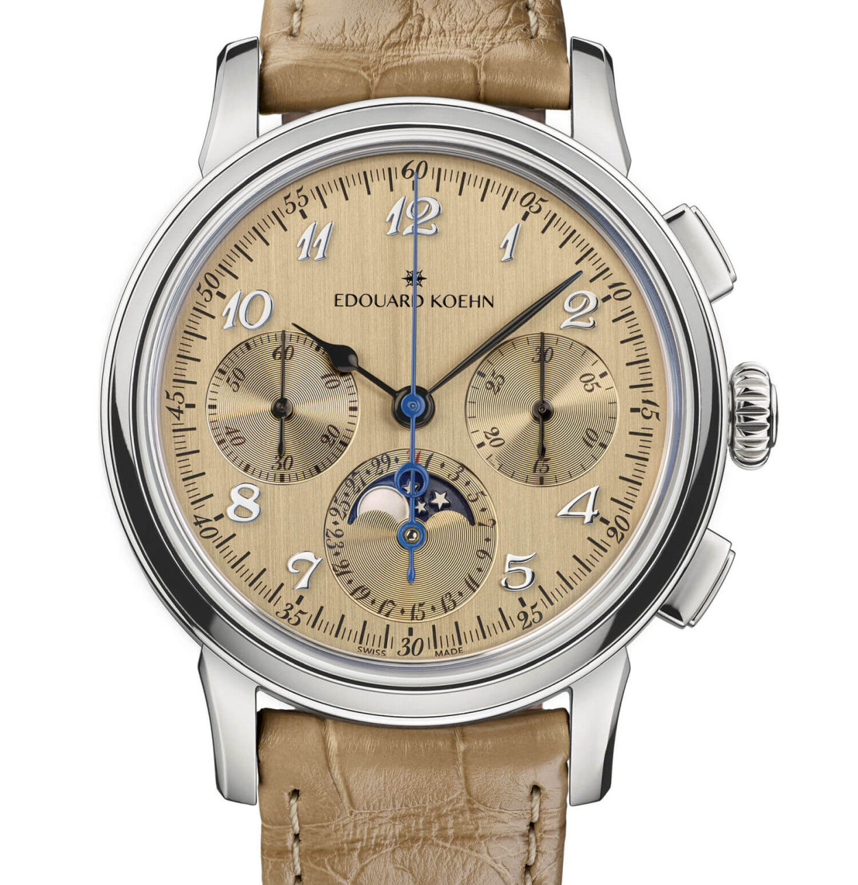 Edouard Koehn Legacy Moonphase : toute la poésie de la phase de Lune associée au chrono 