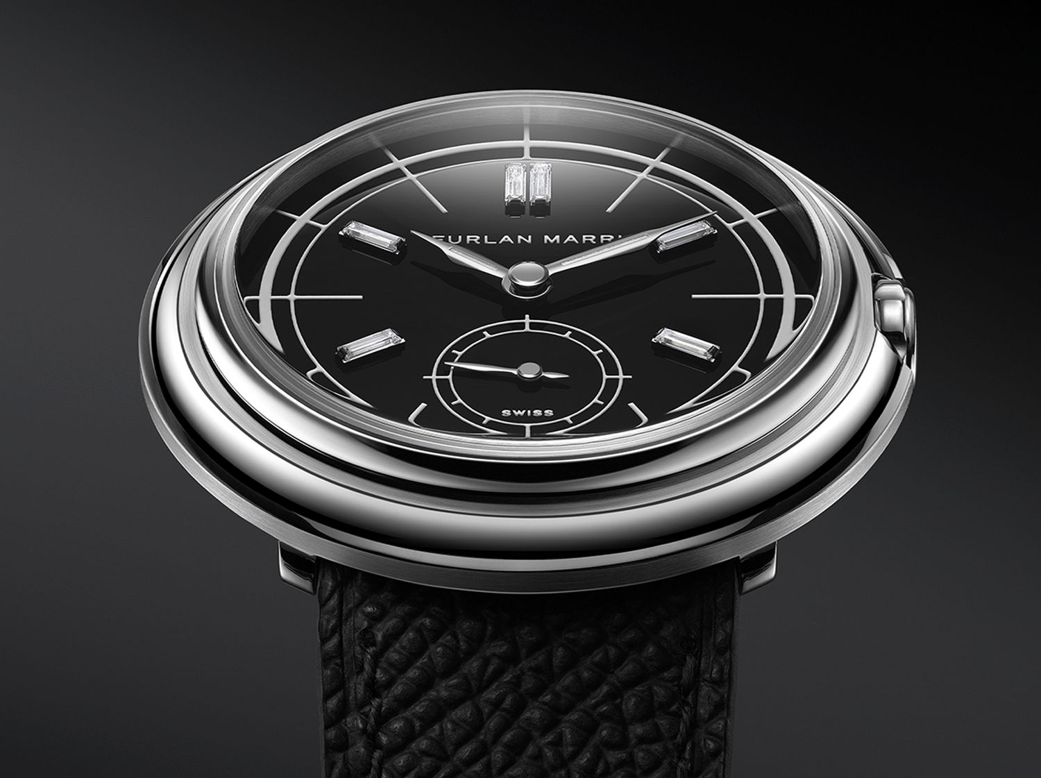 Furlan Marri Disco Volante onyx et diamants : so chic !