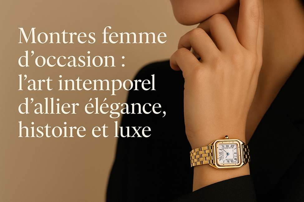 Montres femme d'occasion : l'art intemporel d'allier élégance, histoire et luxe