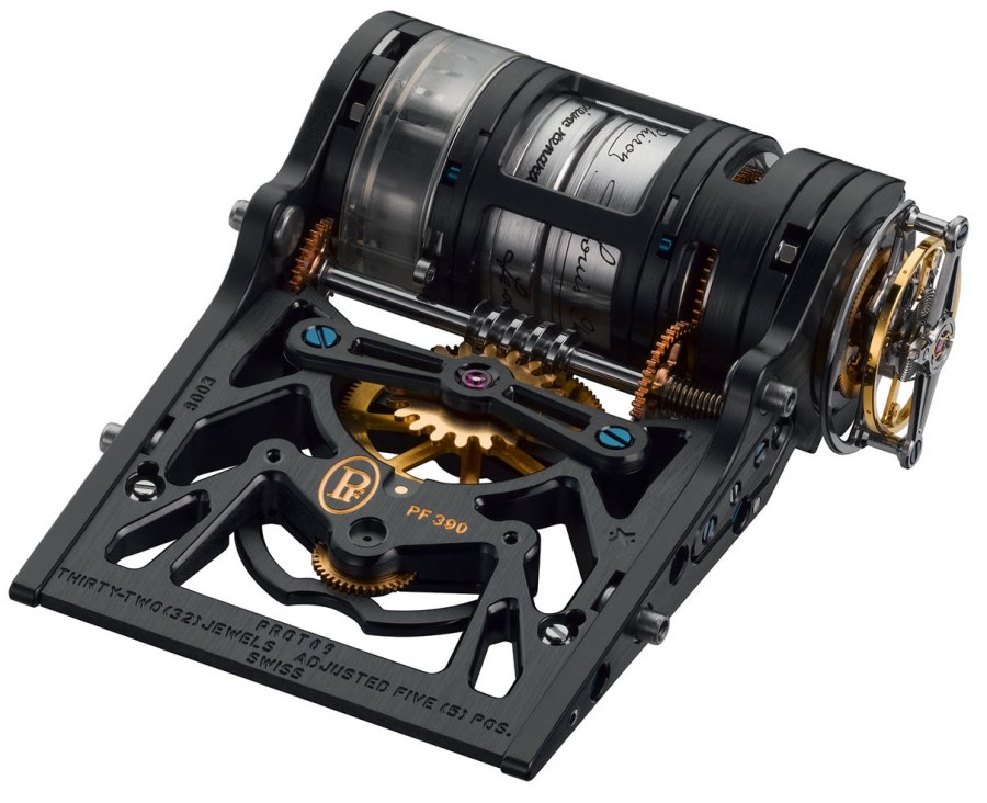 PF Bugatti Type 390 Concept Watch : un bloc moteur au poignet PF Bugatti Type 390 Concept Watch : un bloc moteur au poignet