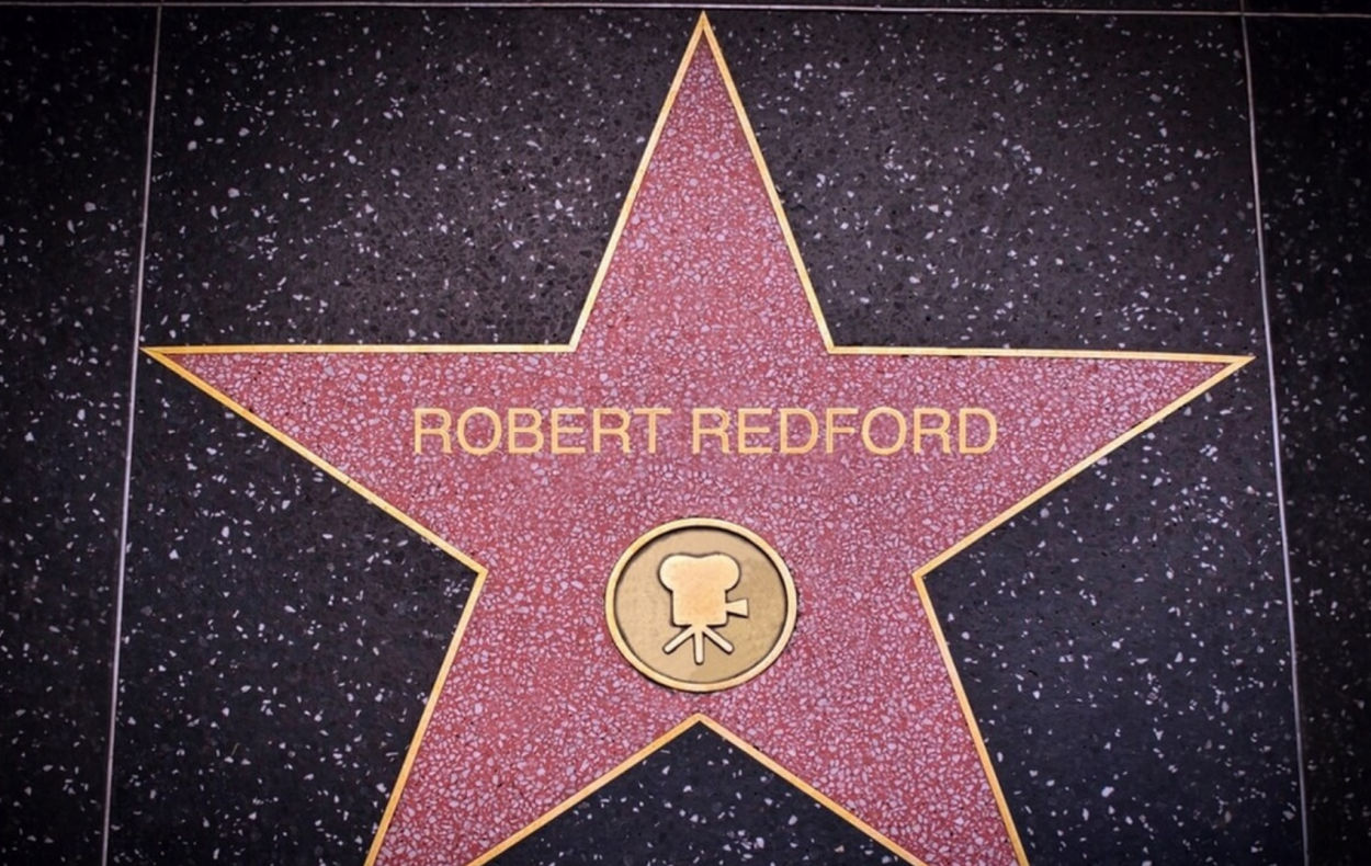 L'étoile consacrant Robert Redford sur le Walk of Fame d'Hollywood © Elliott Cowand Jr/Shutterstock