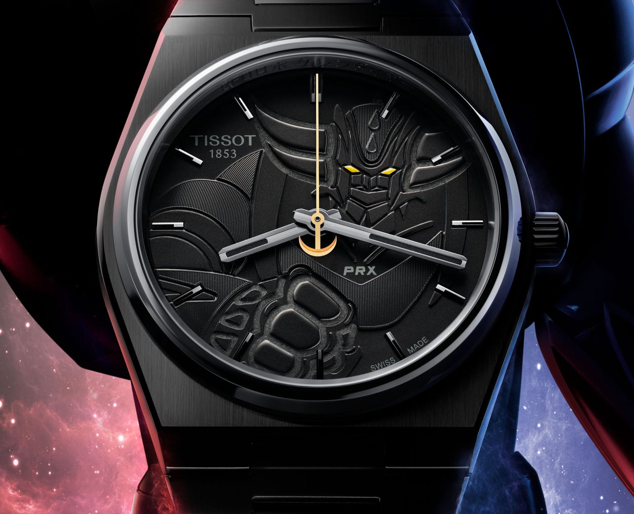 Tissot PRX Edition Spéciale Goldorak 50e anniversaire : 1975 exemplaires