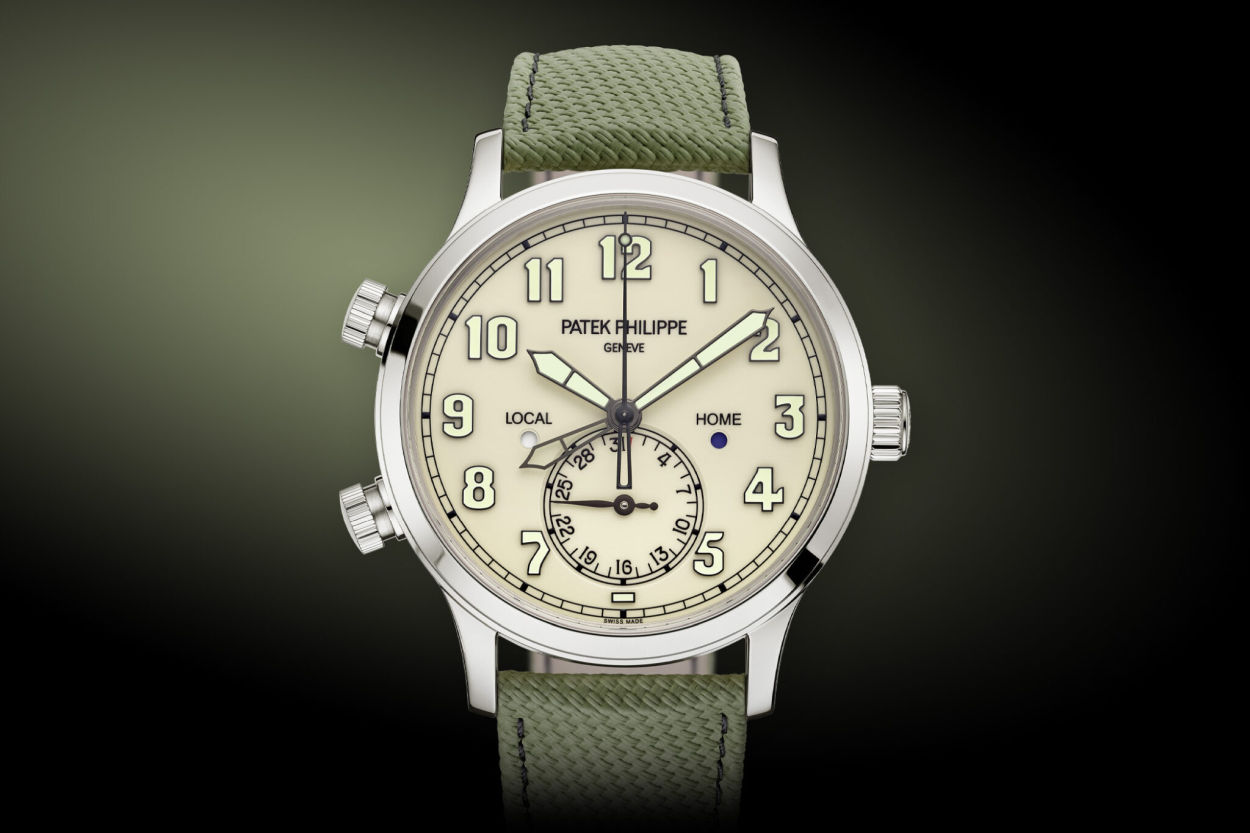 Patek Philippe : une nouvelle Calatrava Pilote Travel Time avec cadran ivoire