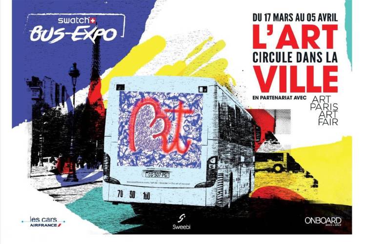 Swatch Bus Expo : expo itinérante dans les rues de Paris