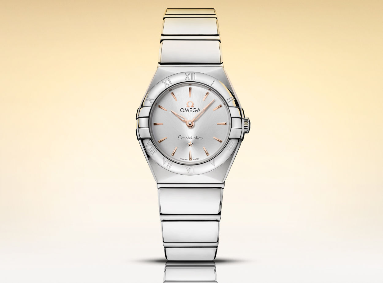 Omega : sa Constellation arrive en formats "mini" de 25 et 28 mm