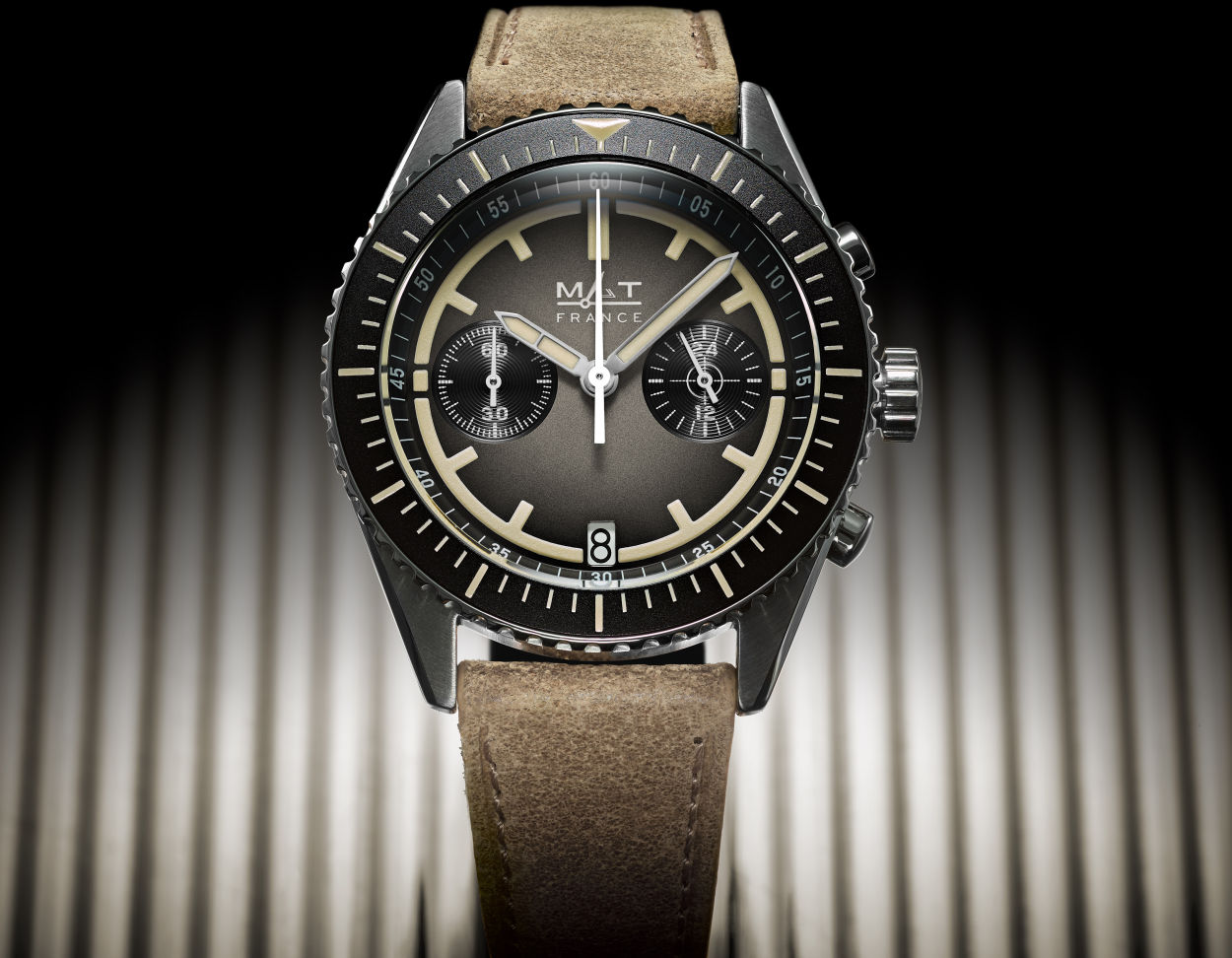 MAT : la collection Picobello s'enrichit d'un beau chrono méca-quartz d'inspiration vintage