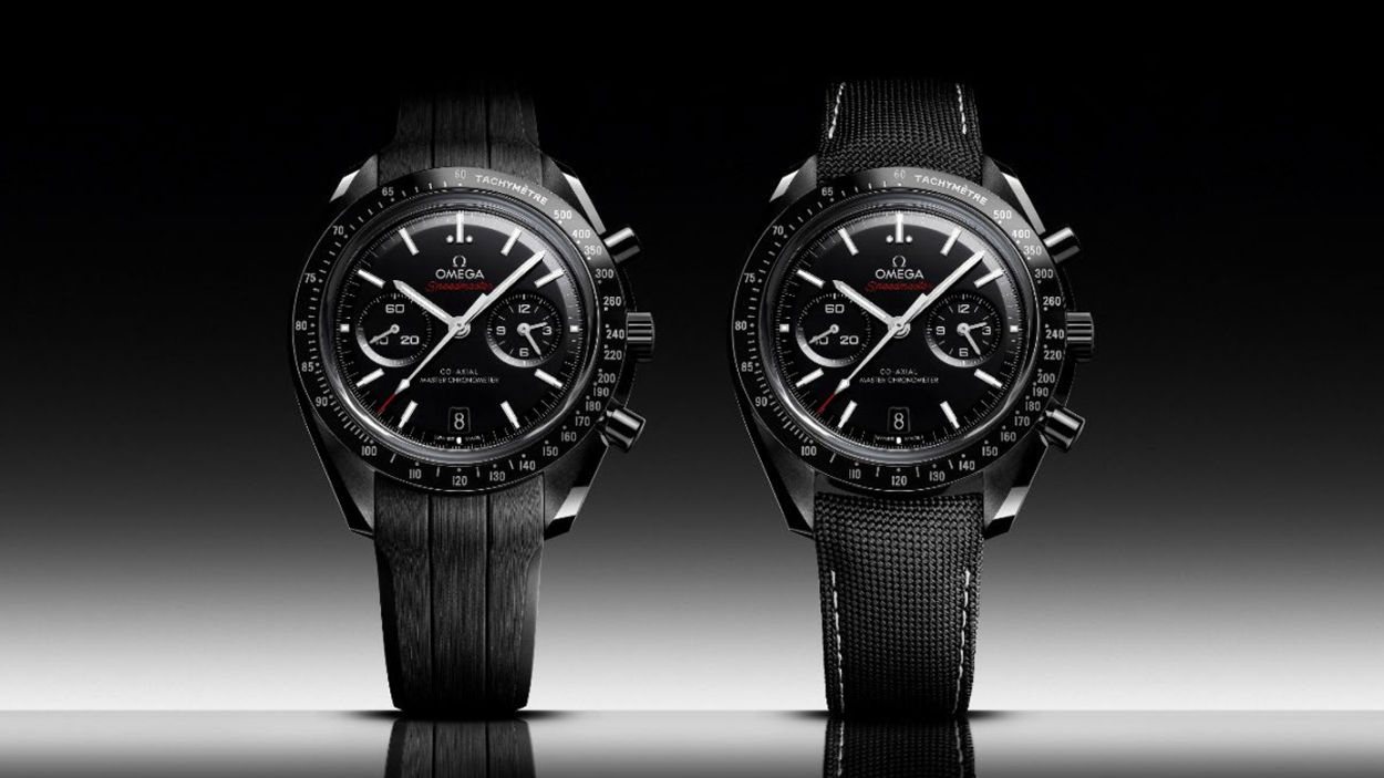 Omega : sept nouveautés Speedmaster Dark et Grey Side of the Moon