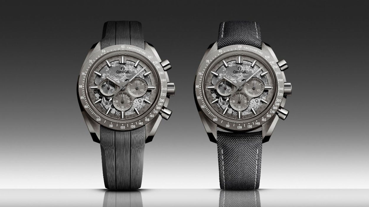 Omega : sept nouveautés Speedmaster Dark et Grey Side of the Moon