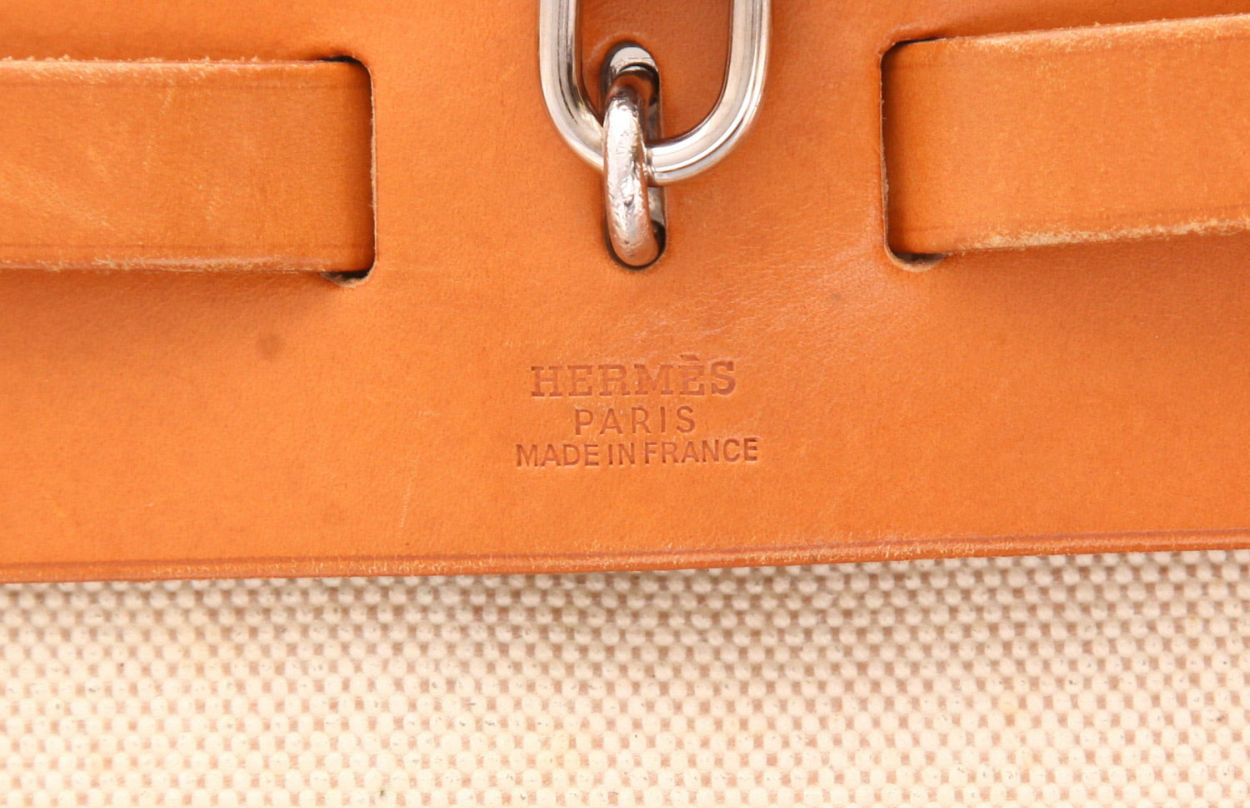 Le Herbag d'Hermès ou le "Kelly sportif" en cuir et toile modulaire