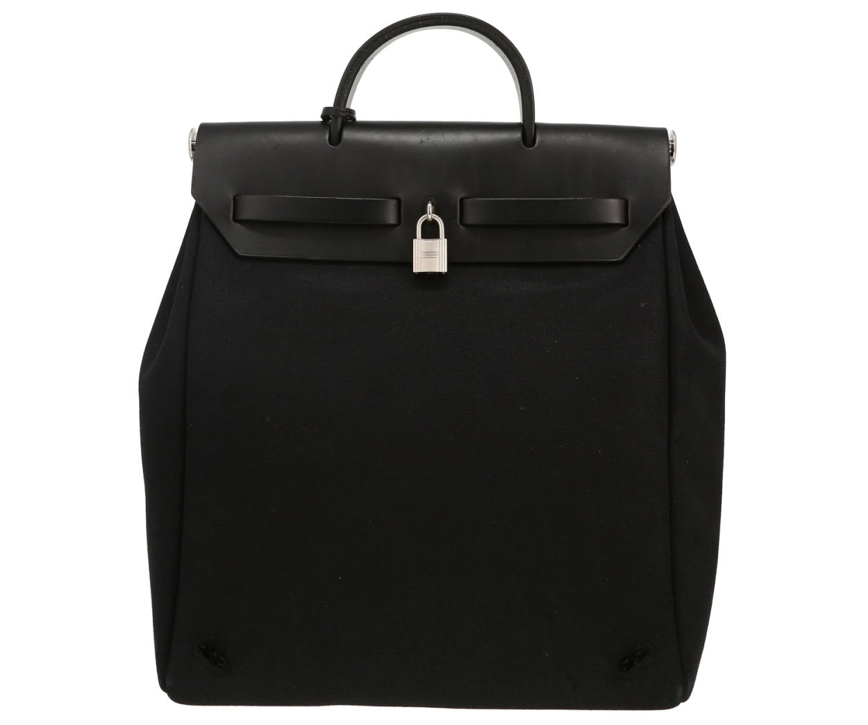 Le Herbag d'Hermès ou le "Kelly sportif" en cuir et toile modulaire