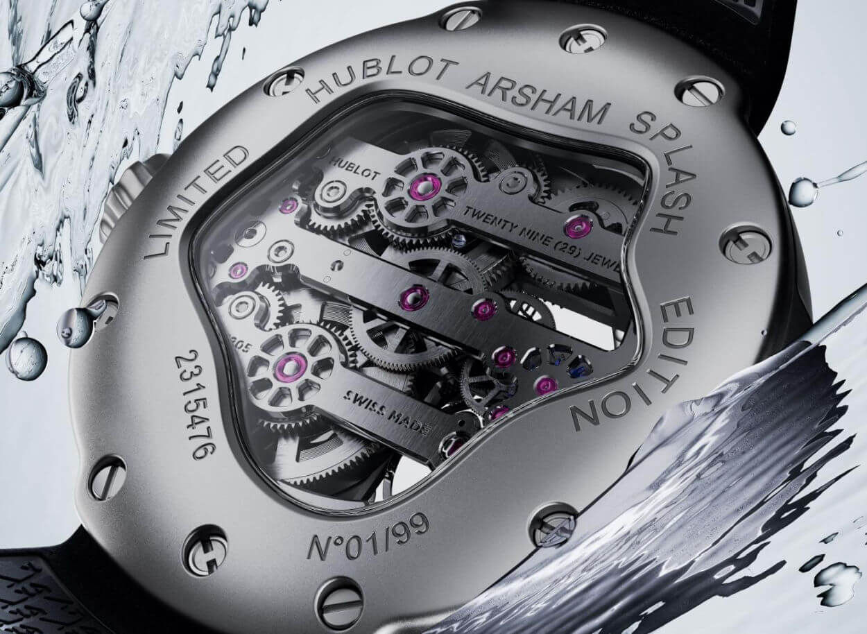 Hublot MP-17 Meca 10 Arsham Splash Titanium Sapphire : montre goute d'eau