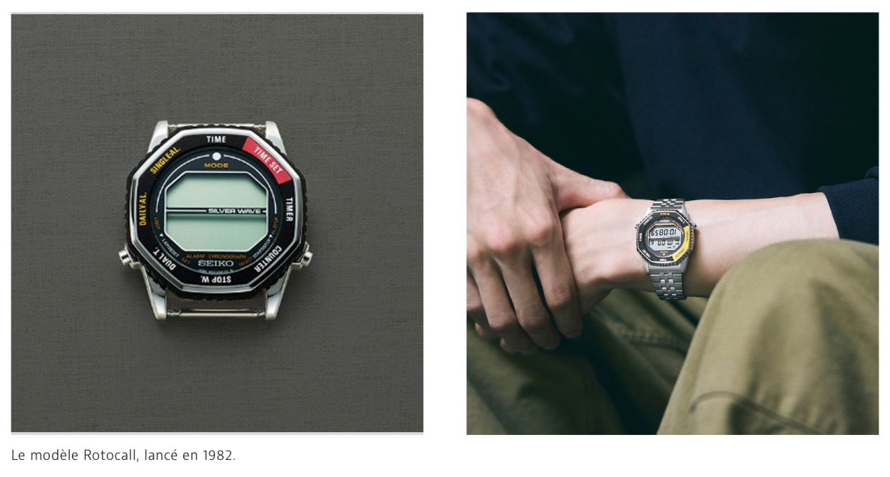 Seiko Rotocall : le retour d'une icône des années 80 avec son fameux commutateur rotatif !