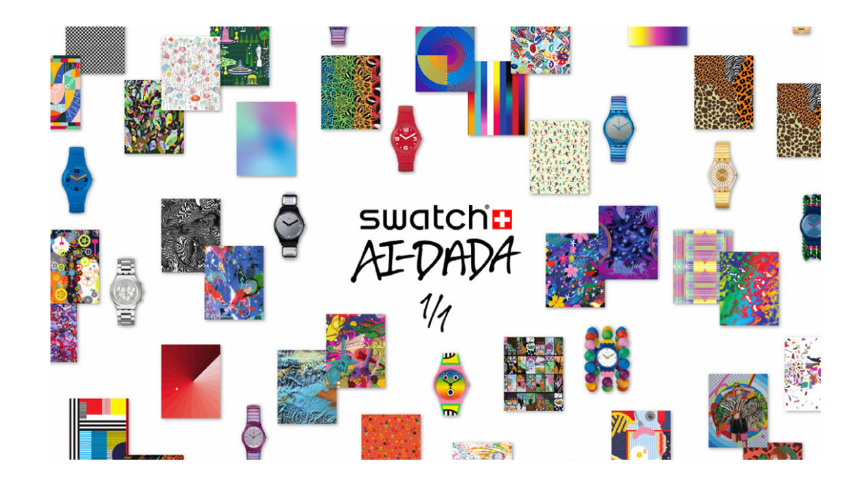 Swatch dévoile AI-DADA : un outil d'intelligence artistique qui permet de créer des montres uniques