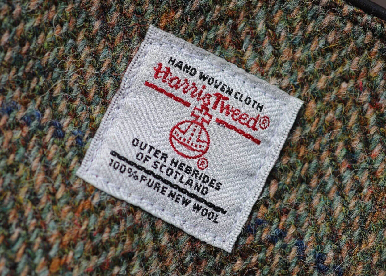 Les gants en cuir et Harris Tweed de chez Malfroid Paris